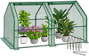 VOUNOT Mini Greenhouse with 2 Zipper Windows, Reinforced PE Cover for Plants, Green