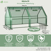 VOUNOT Mini Greenhouse with 2 Zipper Windows, Reinforced PE Cover for Plants, Green