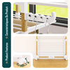 VOUNOT 3-Tier Foldable Clothes Airer 99x69x135.5 cm Drying Rack, White