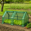 VOUNOT Mini Greenhouse with 2 Zipper Windows, Reinforced PE Cover for Plants, Green