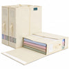 VOUNOT 3 Pack Bedding Storage Bags, Foldable Sheet Organisers, Beige