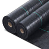 VOUNOT 2x50m Weed Control Fabric, Heavy Duty Landscape Ground Cover Membrane, Black