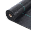 VOUNOT 1x50m Weed Control Fabric, Heavy Duty Landscape Ground Cover Membrane, Black