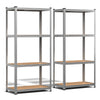 VOUNOT 4-Tier Heavy Duty Shelving Units Set of 2, 700kg, 160x80x40 cm