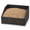VOUNOT Wood Pellet Burner Basket, 30 x 25.7 x 17 cm, Metal, Black