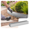 VOUNOT 10M Galvanised Steel Lawn Edging, Metal Garden Border 100x13cm 10pcs