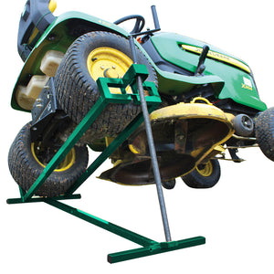 VOUNOT Lifter for Lawn Mowers, Garden Tractor Jack, Weight Capacity 900lbs, Green - VOUNOTUK