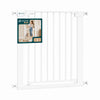 VOUNOT Safety Gate for Stairs 75-82cm, Pressure Fit Baby Gate, White