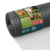 VOUNOT PVC Coated Wire Mesh 0.5x10m 25mm Garden Fencing Grey