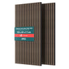 VOUNOT 2 Pack Acoustic Panels 120x60cm MDF Slat Wall Panels, Dark Oak