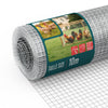 VOUNOT Galvanised Wire Mesh Roll 1x10m 13mm Garden Fencing