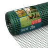 VOUNOT PVC Coated Wire Mesh 1x25m 13mm Garden Fencing Green