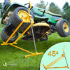 VOUNOT Lifter for Lawn Mowers, Garden Tractor Jack, Weight Capacity 900lbs, Yellow