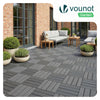 VOUNOT Decking Tiles Set of 22, Outdoor Deck Tiles, 30x30 cm, Anthracite