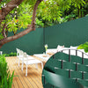 VOUNOT PVC Privacy Strips Garden Privacy Fence Screen 300m x 4.7cm with 600 Clips, Green
