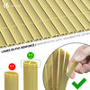 VOUNOT PVC Privacy Screening Fence 80 x 500 cm Reinforced Struts Bamboo - VOUNOTUK