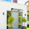 VOUNOT 100x80cm Front Door Canopy Porch Outdoor Awning, Patio Rain Shelter, Anthracite