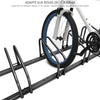 VOUNOT Bike Stand Bicycle Parking Rack for 5 Bikes, Black