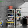 VOUNOT 5-Tier Heavy Duty Shelving Unit Set of 2, 150x70x30 cm, Metal