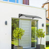 VOUNOT 120x80cm Front Door Canopy Porch Outdoor Awning, Patio Rain Shelter, Anthracite