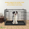 VOUNOT Dog Crate Portable Foldable Secure Pet Puppy Cage with Cover 42 Inches, XL - VOUNOTUK
