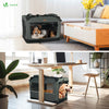 VOUNOT Pet Carrier Bag Portable Foldable Dog Cat Travel Carrier Bag, 3 Entry Doors, Breathable Mesh and Padded Handles, L Grey - VOUNOTUK