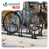 VOUNOT Bike Stand Bicycle Parking Rack for 4 Bikes, Black