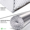 VOUNOT Insulation Roll Radiator Foil 10m x 100cm x 3mm, Double Aluminum Bubble Foil - VOUNOTUK