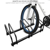 VOUNOT Bike Stand Bicycle Parking Rack for 3 Bikes, Black