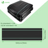 VOUNOT 1x10m Weed Control Fabric, Heavy Duty Landscape Ground Cover Membrane