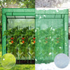 VOUNOT Garden Greenhouse w/Roll-Up Door, 135g/m² PE Cover, 200x77x170cm, Green