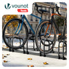VOUNOT Bike Stand Bicycle Parking Rack for 5 Bikes, Black