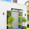 VOUNOT 100x80cm Front Door Canopy Porch Outdoor Awning, Patio Rain Shelter, Brown