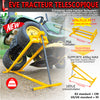 VOUNOT Lifter for Lawn Mowers, Garden Tractor Jack, Weight Capacity 900lbs, Yellow - VOUNOTUK