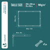 VOUNOT 2x3m Tarpaulin Heavy Duty 180 g/m² Waterproof Tarp White