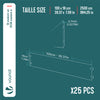 VOUNOT 25M Galvanised Steel Lawn Edging, Metal Garden Border 100x18cm 25pcs