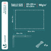VOUNOT 4x6m Tarpaulin Heavy Duty 180 g/m² Waterproof Tarp White