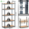 VOUNOT Heavy Duty 5 Tier Garage Storage Shelves Set of 2 Units 180x90x40cm - VOUNOTUK