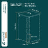 VOUNOT 60 kg Pellet Storage Bin with Wheels & Level Windows, Black
