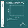 VOUNOT 3x4m Tarpaulin Heavy Duty 180 g/m² Waterproof Tarp Blue
