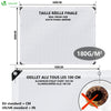 Protection tarpaulin in resistant and waterproof Polyethylene 180g/m² white 3x4m