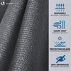 VOUNOT 1×10m Privacy Netting 230 g/m² HDPE Shading Net, 95% Shading Rate, Anthracite
