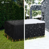 VOUNOT Garden Furniture Covers 242x162x73cm Waterproof Patio Set Cover Black - VOUNOTUK
