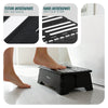 VOUNOT  Folding Step Stool, Anti-Slip Folding Stool, 39.5x24x13 cm, Black