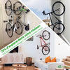 VOUNOT 4-Pack Bike Hooks, Bike Storage Rack w/ Protective Pads Easy Installation