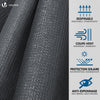 VOUNOT 1×20m Privacy Netting HDPE Shading Net, 75% Shading Rate, Anthracite