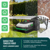 VOUNOT Robotic Lawnmower Garage 104x80x50 cm, Outdoor Shelter, Transparent