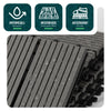 VOUNOT WPC Decking Tiles Set of 11, Outdoor Deck Tiles, 30x30 cm,Grey