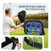 VOUNOT Set of 2 Pop up Goals for Kids, 4-in-1 Football Net Indoor & Outdoor