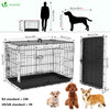 VOUNOT Dog Crate Portable Foldable Secure Pet Puppy Cage 36 Inches, L